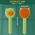 thumbnail image 3 of Clearance Pet Supplies Stainless Steel Cute Shape Pet Pin Comb Self-Cleaning Cat Comb Floating Hair Removal Pet Comb, 3 of 5