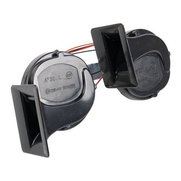 Horn 2 Piece Set - Compatible with 2007 - 2014 Chevy Silverado 2500 HD 2008 2009 2010 2011 2012 2013