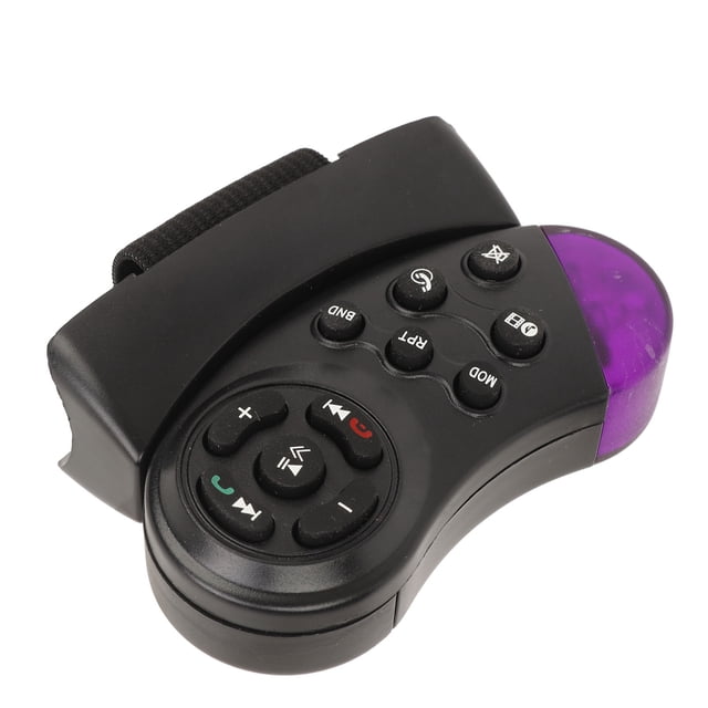 Mando A Distancia Para Volante De Coche, Rendimiento Fiable, Alcance De 8 M, Fácil Operación, Práctico Reproductor De DVD GPS, Mando A Distancia Para Automóviles