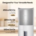 thumbnail image 4 of Auseo Milk Frother, 6-in-1 Electric Milk Steamer, Automatic Warm and Cold Foam Maker and Milk Warmer for Latte, Cappuccinos, Macchiato, Chocolate, White, 4 of 8
