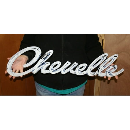Chevrolet Chevelle Carpet - 1968-1969 Chevrolet Chevelle Script Large Metal Sign - 30