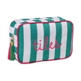 thumbnail image 3 of Mahjong Tile Bag White Striped Embroidered Case for 166 Mahjong Tiles, Festive Game Night Storage Pouch Gift for Mahjong Lovers,green, 3 of 6