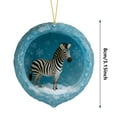 thumbnail image 3 of Christmas Animals Print Acrylic Hanging Christmas Gifts For Family Colleagues Christmas Tree Decoration, 3 of 9