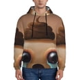 thumbnail image 2 of Lsque The Binding of Isaac Pattern Casual Men's Hoodie,Hooded Sweatshirt with Kangaroo Pocket,Pullover Hoodie-XX-Large, 2 of 8