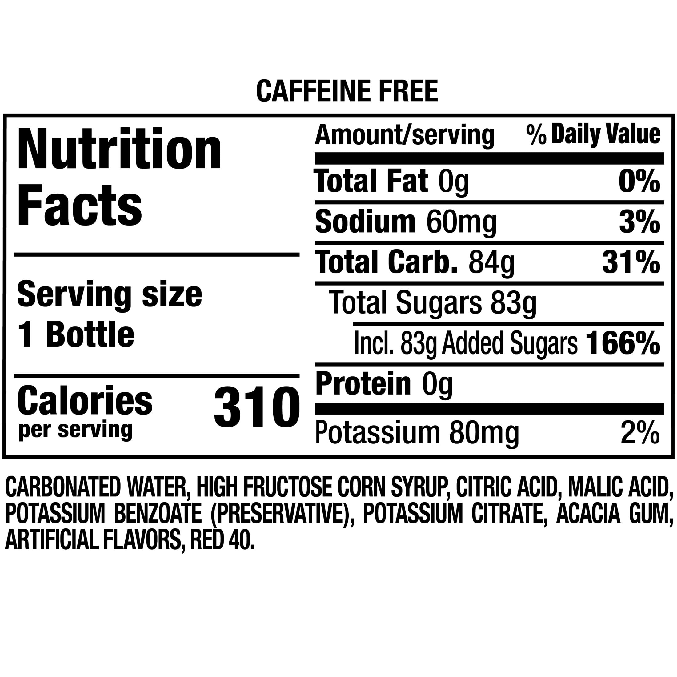 Nehi Caffeine Free Peach Soda Pop, 20 fl oz, Bottle