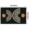 thumbnail image 6 of Unique Bargains Non-Slip Absorbent Resist Dirt Entrance Mat Soft Fluffy Carpet Doormats Dark Gray 20"x32", 6 of 7