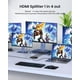 thumbnail image 4 of KSRplayer Divisor HDMI 1 Entrada 4 Salidas, Soporte de Divisor HDMI de 4 Puertos 3D 4K 30HZ, Divisor HDMI 4K 1x4, 4 of 6