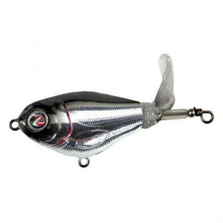 UPC: 0880469306116 | River2Sea Whopper Plopper 75 3 Topwater Fishing Lure Chrome & Black 9/16 oz. R2WPL7544