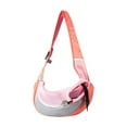 thumbnail image 1 of Pet Dog Slings portador Pet portador de mascotas bolsas de perros para cachorros hondas de gato transpirable mochila pequeña mochila bolso de hombro sandía roja, 1 of 8
