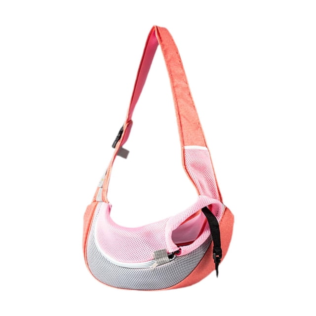 Pet Dog Slings portador Pet portador de mascotas bolsas de perros para cachorros hondas de gato transpirable mochila pequeña mochila bolso de hombro sandía roja