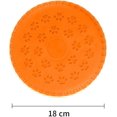 thumbnail image 2 of Juguete para perros Frisbee brillar 2 discos naranja + verde 18 cm, 2 of 5