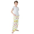 thumbnail image 4 of FORMRS Kids Pajama Pants with Pockets Size 11-12Y Boys Lounge Sleep Bottoms, Colorful Easter Eggs, 4 of 8