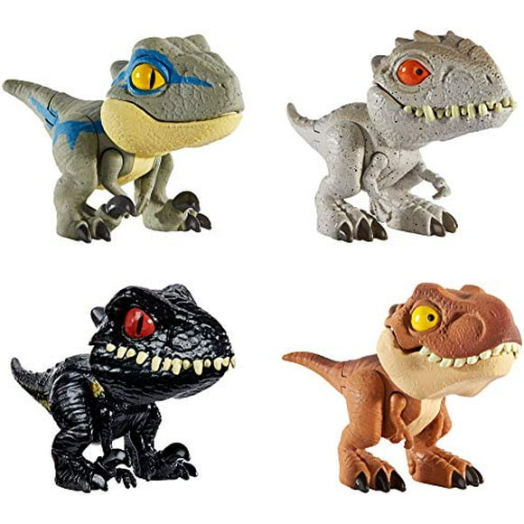 Jurassic World Pack de 4 Pièces Snap Squad 1