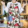 thumbnail image 6 of Cute Hedgehogs and Red Mushrooms Pattern Apron-Garden Aprons for Women with Pockets-Cotton Linen Waterproof Kitchen Cooking Gardening Aprons Adjustable for Kitchen,Cooking,BBQ and Salon 33x27 Inch, 6 of 7