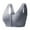 Style 3, variant on bras for women plus size Women Solid Thread Front Buckle Underwear Strap Bra Underwear women bras push up Grey 44