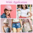 thumbnail image 2 of CD4-6 Pcs Bow Patches - Pink Embroidered, Self-Adhesive & Iron On, Sew On - For Clothes, Shoes, Hats, Jeans, Jackets, Bags & DIY (2 Styles)*04, 2 of 8