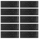 thumbnail image 2 of 10 Sheets Black Computer Keyboard Stickers For Home Office Wear Resistant Effective Protection, 2 of 2