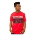 thumbnail image 2 of Fly Society Mens The Skyline Graphic T-Shirt, Red, Large, 2 of 2