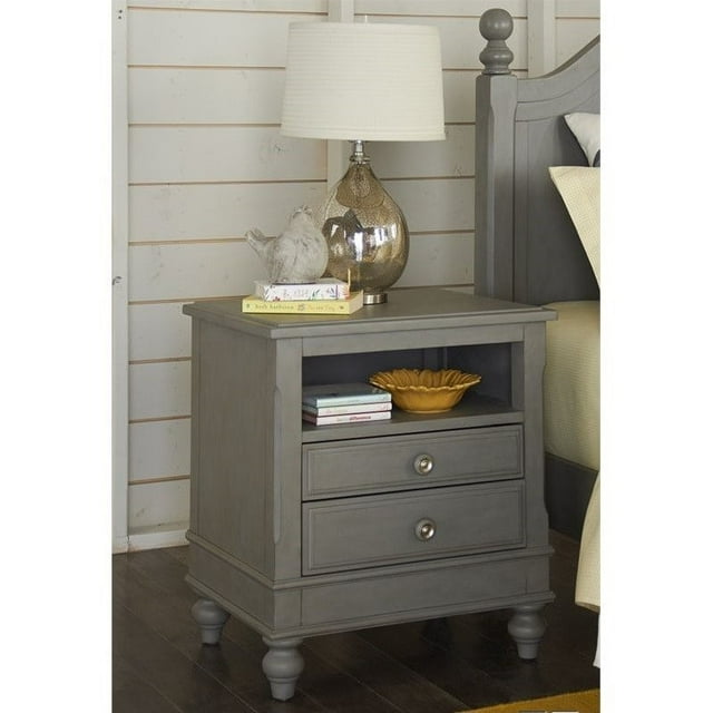 NE Kids Lake House Nightstand in Stone