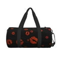 thumbnail image 2 of ZICANCN Sexy Red Lips Unisex Travel Duffle Bag - Sports Tote Gym Bag Airplane Weekenders Bags for Women Men, 2 of 8