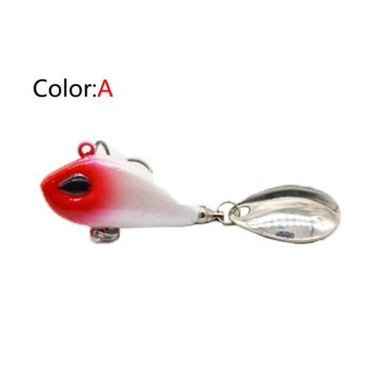 2PC Metal Mini With Spoon Fishing Lure 6g10g17g25g 2 Centimeters Fishing Pino Crankbait Vibration Sinking Spinner