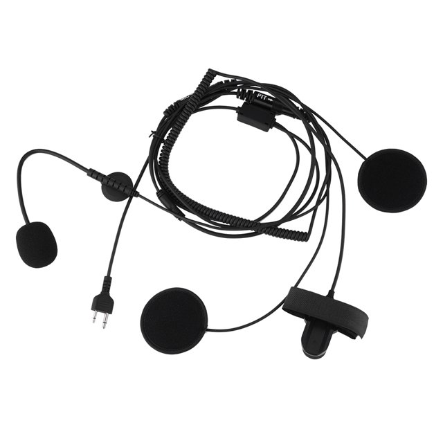 Motorcycle Helmet Headset, Enhance Sound Talkie Earpiece 150cm Line Length Powerful Stable PTT For IC-F4S For IC-F3