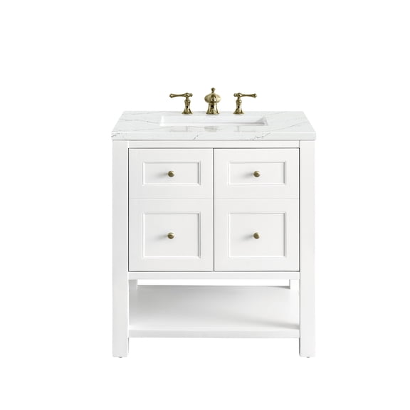 James Martin Vanities 330-V30-3Enc Breckenridge 30" Free Standing Single Basin Poplar Wood