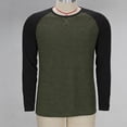 thumbnail image 6 of purcolt Men's Big and Tall Shirts Long Sleeve Crewneck Pullover Color Block Shirts Casual Workout Yoga Gym Stylish Shirts, 6 of 6