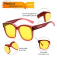 thumbnail image 3 of Gafas de conducción con visión nocturna FEISEDY B0269 Rojo/Amarillo, 3 of 7
