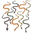 thumbnail image 6 of Kicko 6 Inch Assorted Small Hissing Snakes - 12 Pieces, Practical Joke, Venue Prop, Party, 6 of 6