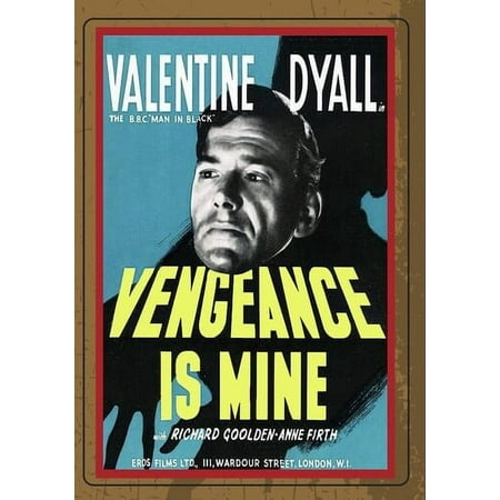 Vengeance Is Mine (DVD) Sinister Cinema Mystery & Suspense
