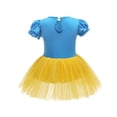 thumbnail image 3 of QEFJNO 3-18M Baby Girl Princess Dress Up Clothes Romper Dress + Headband Set Halloween Christmas Birthday Party, 3 of 9