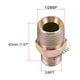 thumbnail image 2 of Conector de tubo reductor - Niple hexagonal reductor - 3/8 X 1/2 conector macho BSP con acabado de zinc 4 piezas, 2 of 3