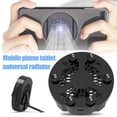 thumbnail image 1 of AMERTEER Foldable Mobile Phone Cooler Cooling Support Holder Bracket with Fan Radiator for Smartphone Tablet, 1 of 5
