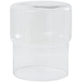 thumbnail image 6 of DecMode 16" x 19" Clear Glass Modern Accent Table, 1-Piece, 6 of 7