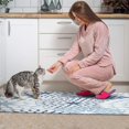 thumbnail image 4 of Dalia Floral Summer Kitchen Rugs and Mats Sets Of 2,Kitchen Decoration Rugs,Rubber Backing Non-Slip Floor Mat for Sink Washable Waterproof Laundry Room Runner Rugs, 4 of 7