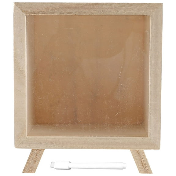 DECORNIJIA Money Boxes Wooden Piggy Bank with Clear Transparent Window for Friends