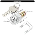 Portable Drawer Lock Cabinet Insert Linkage Tool Box Lock File Cabinet ...