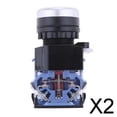 thumbnail image 1 of Botón de Presión Hugo 10A 660V para Control de Dispositivos Color Azul 2 piezas, 1 of 9