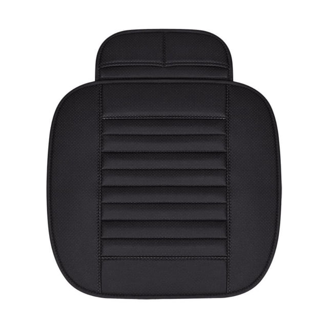Cojín De Asiento De Coche De Cuero Pu Cojín De Asiento De Coche Delantero Protectores De Asiento De Coche Universales Antideslizantes Para Conductores Y Trabajadores De Oficina