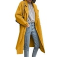 thumbnail image 1 of Vedolay Womens Suit Jackets Suit Jackets for Women Casual Puff Sleeve Single Button Open Front Lapel Office Blazer Jackets,Yellow S, 1 of 5
