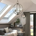 thumbnail image 3 of Livex Lighting - Arabella - 5 Light Globe Chandelier In Shabby Chic Style-28.25, 3 of 9