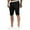 Black, variant on Casual Shorts for Men Summer Fashion Slim Solid Zipper Buckle Pants Cargo Bottoms Shorts