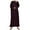 Dark Gray, variant on Wancir Basic for Women Fall Summer Long Sleeve High Neck Maxi Long Loose Fit Oversized Dresses Women 2024 Y2K