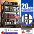 thumbnail image 6 of 4000LBS Heavy Duty Metal Garage Shelving Unit Adjustable Storage Rack, 6 of 18