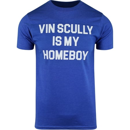Vin Scully is My Homeboy Mens T Shirt RIP Baseball Hall of Fame (Best Vin Scully Calls)