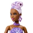 thumbnail image 5 of Barbie Petal Pop Scented Fashion Doll with Purple Dress, Reveal Accessories like Bunny & More, 5 of 7
