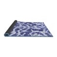 thumbnail image 2 of Ahgly Company Indoor Square Abstract Blue Modern Area Rugs, 5' Square, 2 of 4