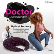 Premium BBl Pillow for Sitting And Sleeping , Butt Shaped Pillow Donut Cushion