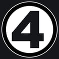 thumbnail image 2 of Mens Marvel: Fantastic Four Classic Logo T Shirt, 2 of 4